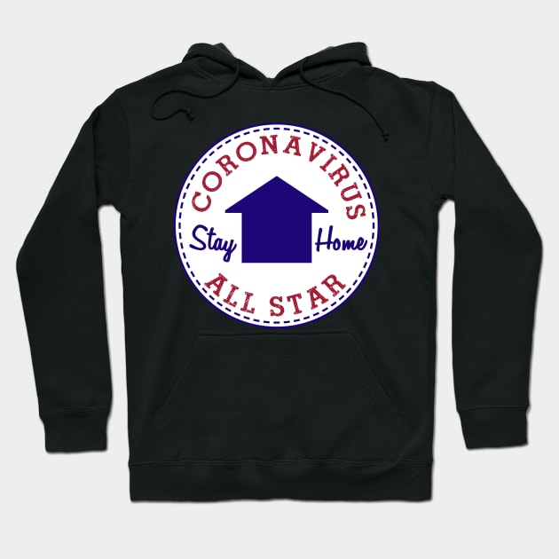 Coronavirus All Star Hoodie by Brightfeather